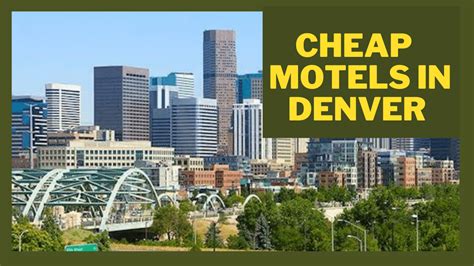 cheapest motels in denver area